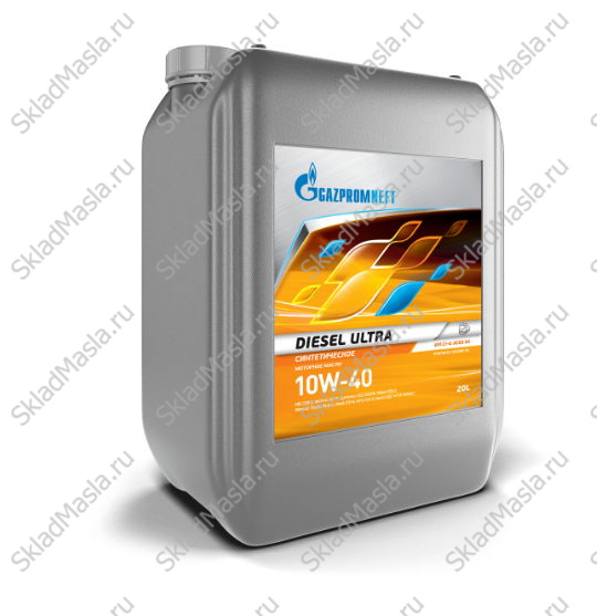 Моторное масло Gazpromneft Diesel Ultra 10W-40 API CI-4 ACEA E4_E7 (канистра 20л)