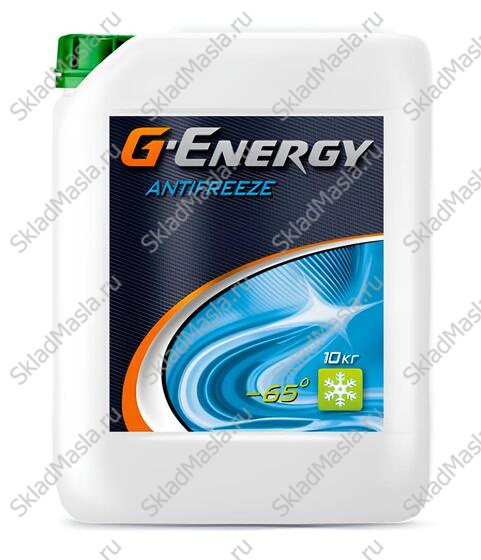 Антифриз Gazpromneft G-Energy Antifreeze 65 зеленый (канистра 10кг)