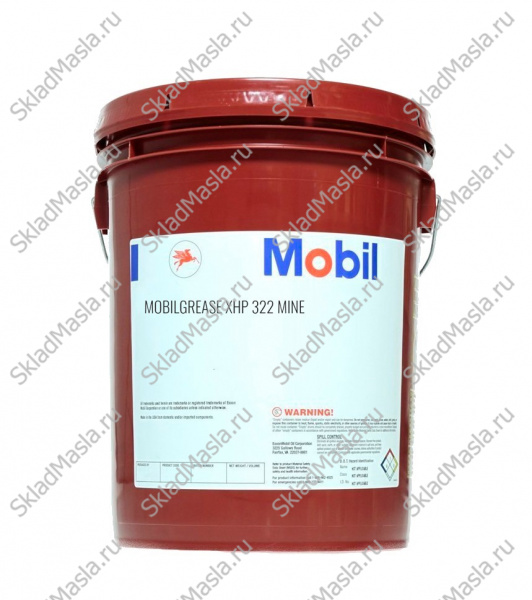 Смазка многофункциональная Mobil Mobilgrease XHP 322 MINE (ведро 18кг)