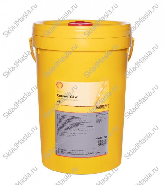 Масло компрессорное Shell Corena S3 R68 (канистра 20л)