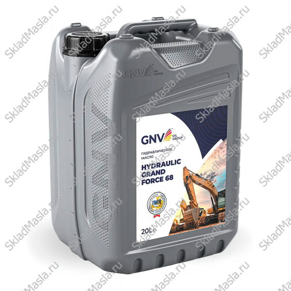 Масло гидравлическое GNV Hydraulic Grand Force HVLP 68 (канистра 20л)