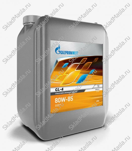 Трансмиссионное масло Gazpromneft 80W-85 API GL-4 (канистра 20л)