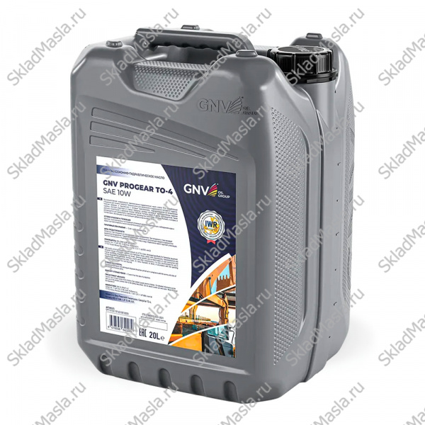 Масло трансмиссионно-гидравлическое GNV Progear TO-4 SAE 10W (20л)