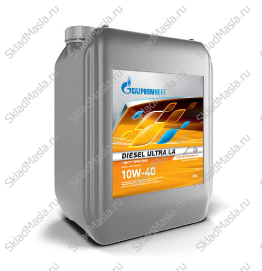 Моторное масло Gazpromneft Diesel Ultra LA 10W-40 API CI-4 ACEA E6_E7_E9 (канистра 20л)