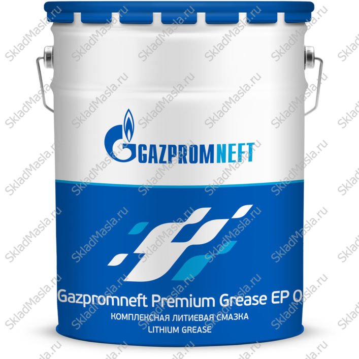 Смазка многофункциональная универсальная Gazpromneft Premium Grease EP 0 (ведро 18кг)