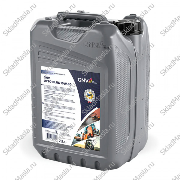 Масло трансмиссионно-гидравлическое GNV UTTO Plus 10w30 75w80 API GL-4 (20л)