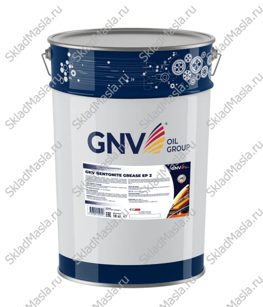 Смазка высокотемпературная GNV Bentonite Grease EP 2 (ведро 18кг)