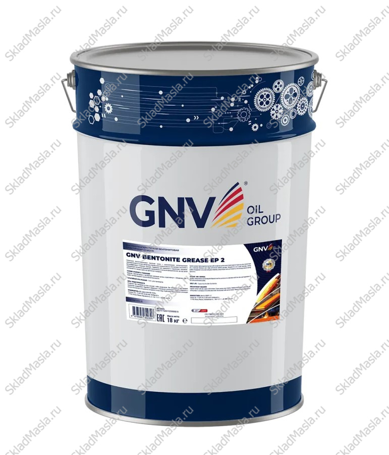 Смазка высокотемпературная GNV Bentonite Grease EP 2 (ведро 18кг)