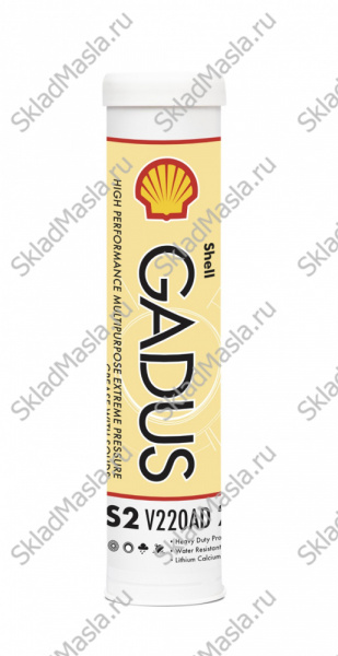 Смазка многоцелевая водостойкая Shell Gadus S2 V220AD EP 2 (туба 400г)