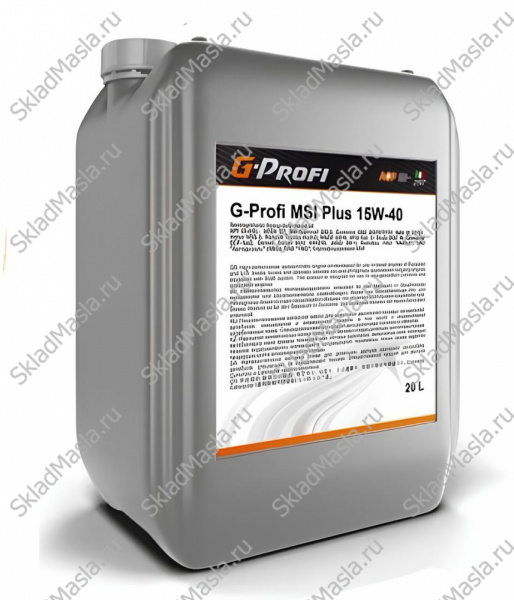 Моторное масло Gazpromneft G-Profi CNG LA Plus 15W-40 (канистра 20л)