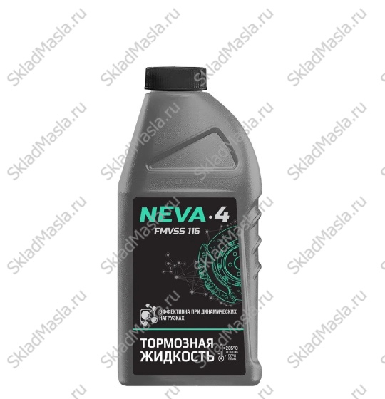Тормозная жидкость Нева-4 DOT 3 (бутылка 455гр)