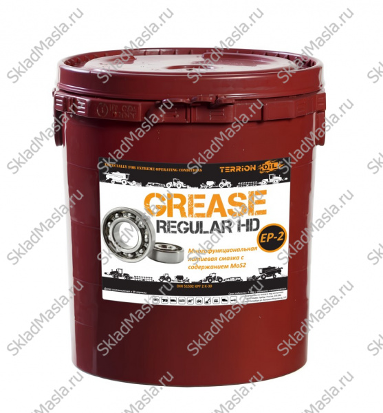 Смазка многофункциональная TERRION GREASE REGULAR HD EP 2 (ведро 18кг_20л)