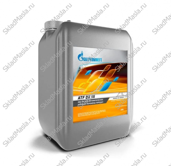 Масло трансмиссионное Gazpromneft ATF DX III (канистра 20л)
