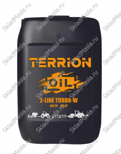 Моторное масло TERRION 2-LINE TURBO-W SAE 20 API CD_SF (канистра 18кг_20л)