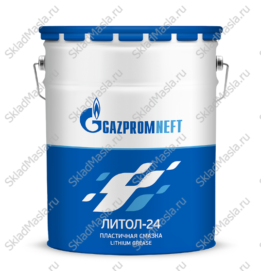 Смазка многоцелевая водостойкая Gazpromneft Литол-24 (ведро 18кг_20л)
