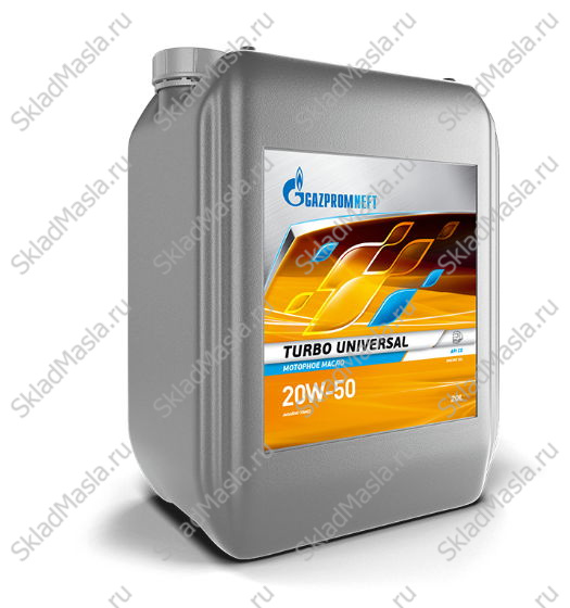 Моторное масло Gazpromneft Turbo Universal 20W-50 API CD (канистра 20л)