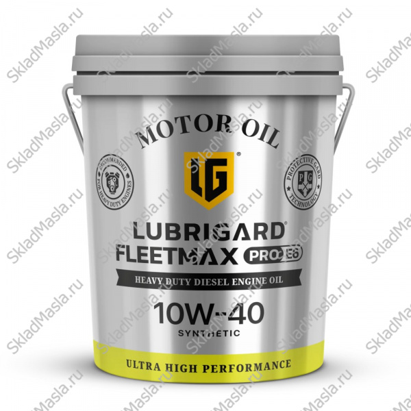 Моторное масло Lubrigard Fleetmax PRO E6 10W-40 API CK-4_SN ACEA E6_E8_E11 (фасовка канистра 19л)