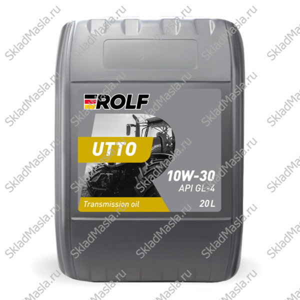 Масло трансмиссионно-гидравлическое Rolf UTTO 10W-30 API GL-4 (канистра 20л)