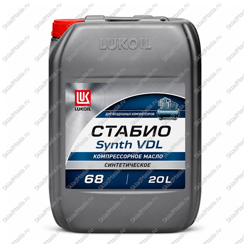 Масло компрессорное Лукойл Стабио Synth VDL 68 (канистра 20л)