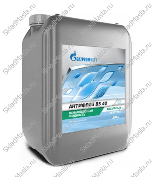 Антифриз Gazpromneft BS 40 зеленый (канистра 20кг)