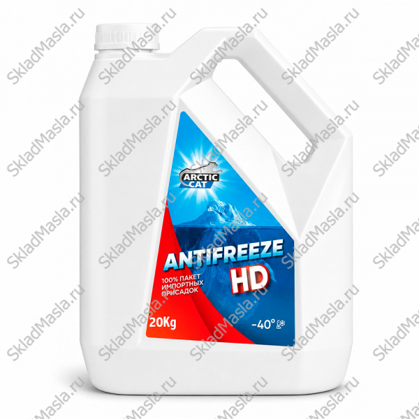 Антифриз OilWay Arctic Cat HD (-40) красный (канистра 20кг)