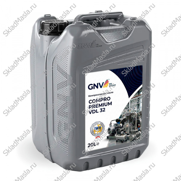 Масло компрессорное GNV Compro Premium VDL 32 (канистра 20л)