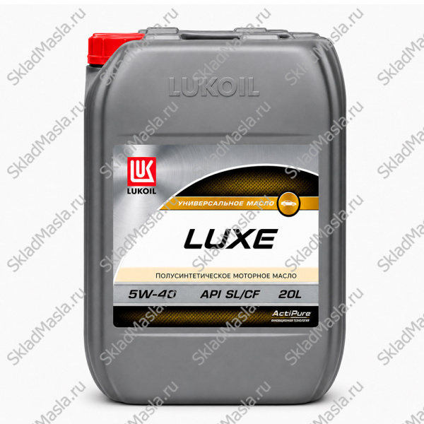 Моторное масло Лукойл Luxe 5W-40 API SL_CF (канистра 20л)