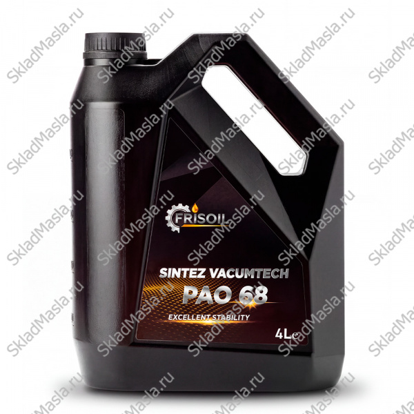 Вакуумное масло Frisoil Sintez Vacumtech PAO 68 (канистра 4л)