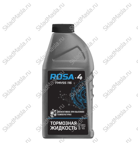 Тормозная жидкость Роса-4 DOT 3 (бутылка 455гр)