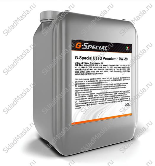 Масло трансмиссионно-гидравлическое Gazpromneft G-Special UTTO Premium 10W-30 API GL-4 (канистра 20л)