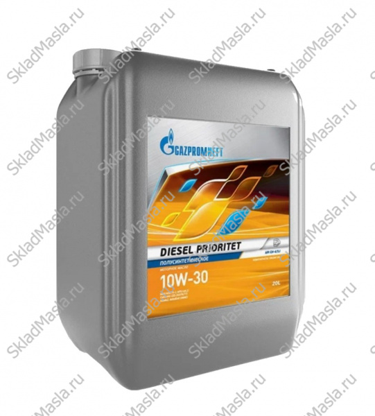 Моторное масло Gazpromneft Diesel Prioritet 10W-30 API CH-4_SJ (канистра 20л)