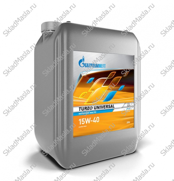 Моторное масло Gazpromneft Turbo Universal 15W-40 API CD (канистра 20л)