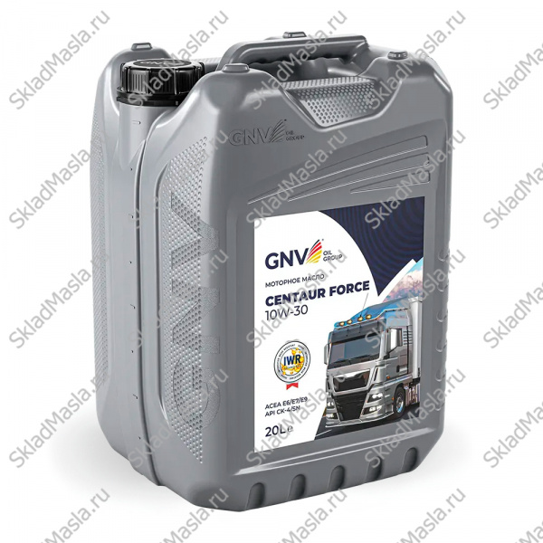 Моторное масло GNV Centaur Force 10W-30 API CK-4_SN ACEA E6_E7_E9 (канистра 20л)