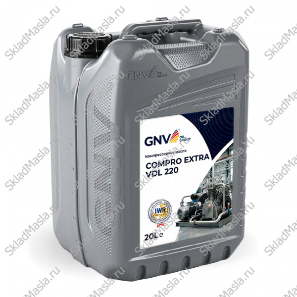 Масло компрессорное GNV Compro Extra VDL 220 (канистра 20л)