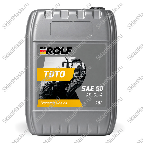 Масло трансмиссионно-гидравлическое Rolf TDTO SAE 50 API GL-4 (канистра 20л)