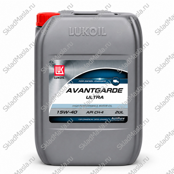 Моторное масло Лукойл Авангард Ультра 15W-40 API CI-4_SL ACEA E7 (канистра 20л)