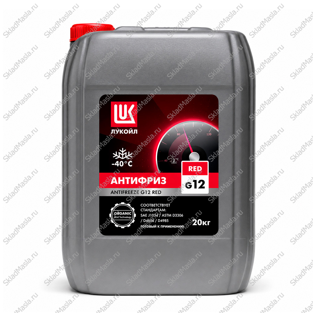 Антифриз Лукойл G12 -40 Red (канистра 20кг)