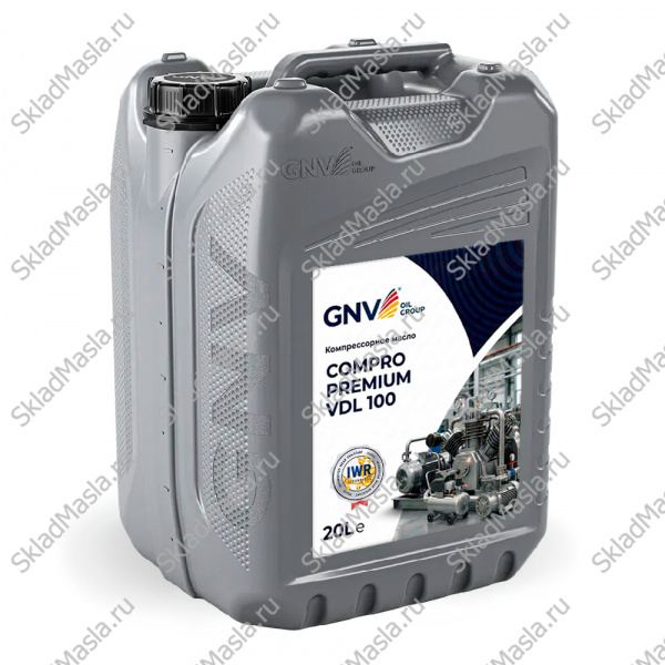 Масло компрессорное GNV Compro Premium VDL 100 (канистра 20л)