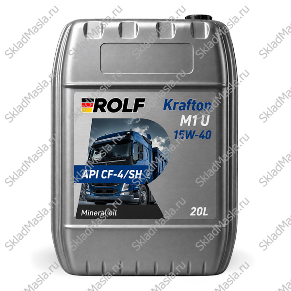 Моторное масло Rolf Krafton M1 U 15W-40 API CF-4_SH (канистра 20л)