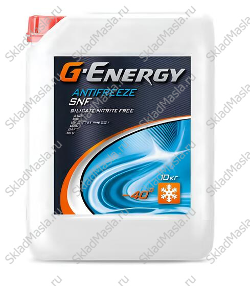 Антифриз Gazpromneft G-Energy Antifreeze 40 PRO G12+ красный (канистра 10кг)