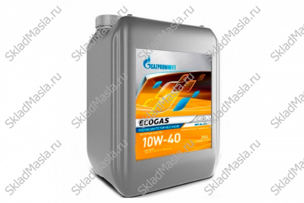 Моторное масло Gazpromneft Ecogas 10W-40 API SL_CF (канистра 20л)