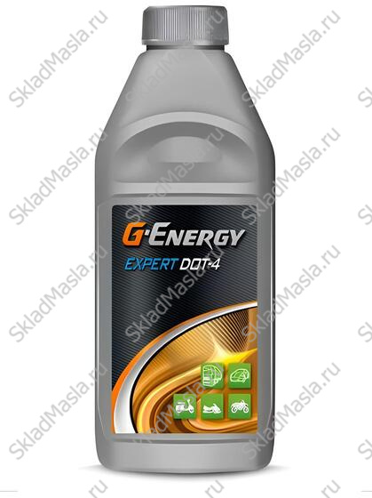 Тормозная жидкость Gazpromneft G-Energy Expert DOT 4 (бутылка 455гр)