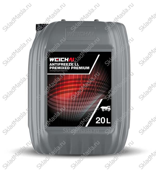 Антифриз Weichai Antifreeze LL Premixed Premium G12 -40 красный (канистра 20кг)