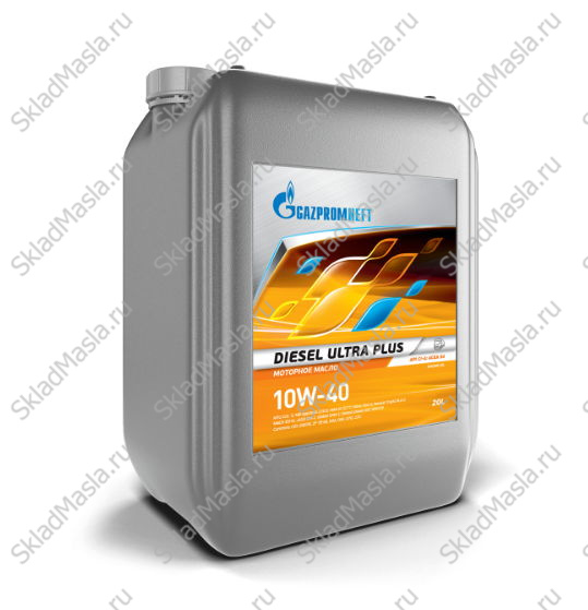 Моторное масло Gazpromneft Diesel Ultra Plus 10W-40 API CI-4 ACEA E4_E7 (канистра 20л)