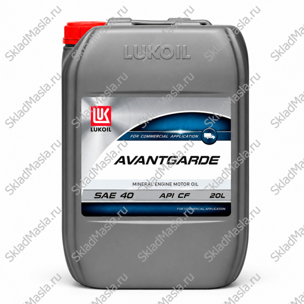 Моторное масло Лукойл Авангард SAE 40 API CF_SF (канистра 20л)