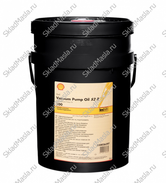 Масло вакуумное Shell Vacuum Pump Oil S2 R 100 (канистра 20л)