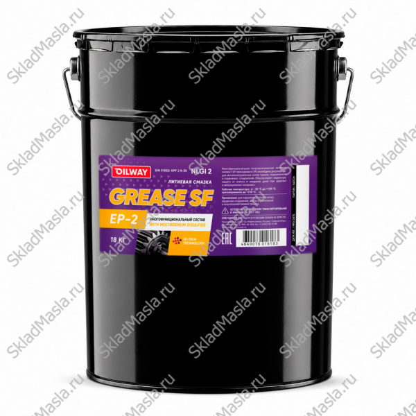 Смазка универсальная OilWay Grease SF EP 2 (ведро 18кг)