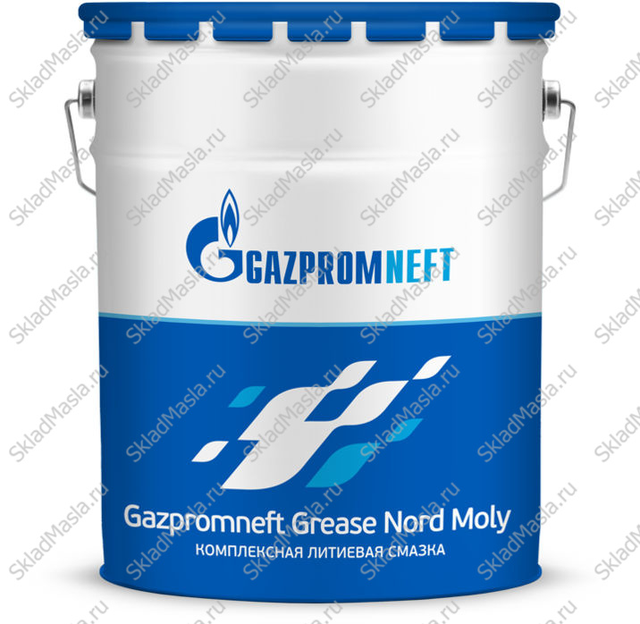 Смазка низкотемпературная Gazpromneft Grease Nord Moly EP 0 (ведро 18кг)