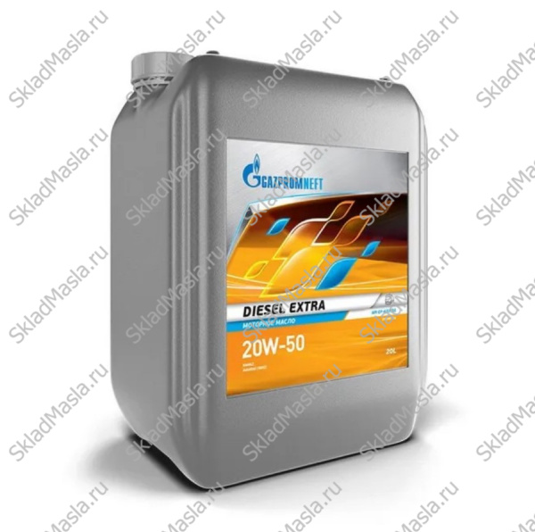 Моторное масло Gazpromneft Diesel Extra 20W-50 API CF-4_SG (канистра 20л)