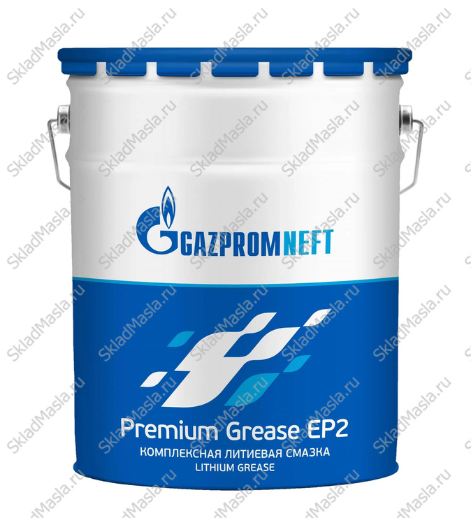 Смазка многофункциональная универсальная Gazpromneft Premium Grease EP 2 (ведро 18кг)